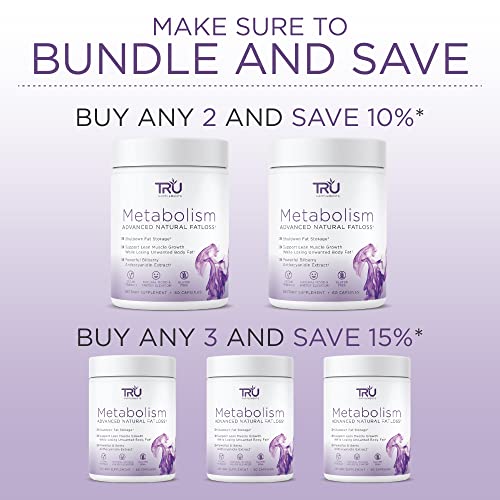 TRU Metabolism, Advanced Fat Loss, Fight Cravings, Boost Mood, No Jitters or Crash