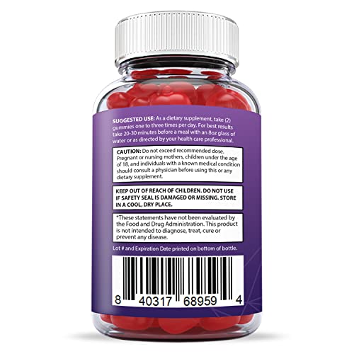 Justified Laboratories Royal Keto ACV Gummies 1000MG with Pomegranate Juice Beet Root