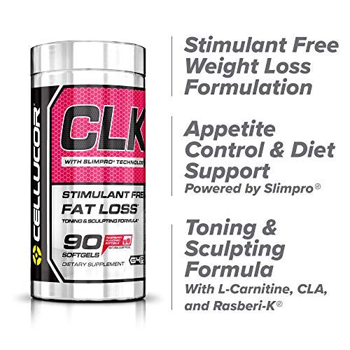 Cellucor CLK Non-Stimulant Fat Burner for Weight Loss with CLA, Conjugated Linoleic Acid