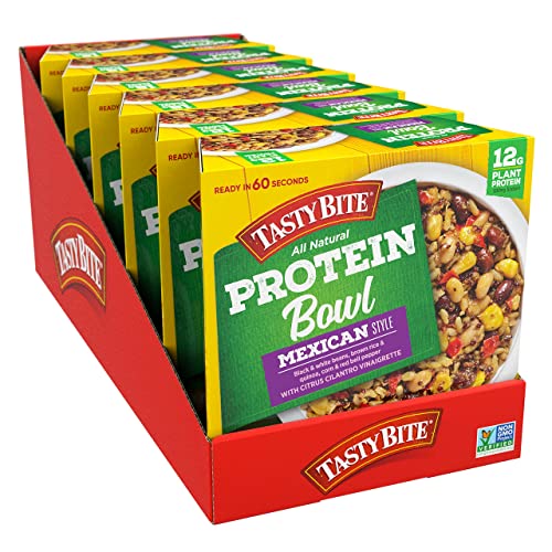 TASTY BITE Mexican Protein Bowl, 8.8 Ounce, Pack of 6, Ready to Eat, Microwaveable