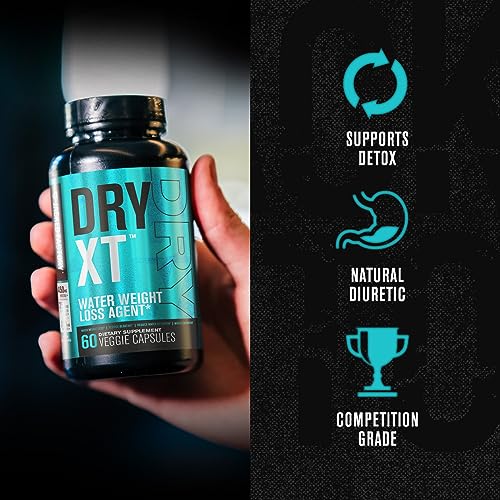 Dry-XT Water Weight Loss Diuretic Pills - Natural Supplement for Reducing Water Retention