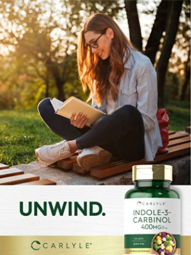 Carlyle Indole-3-Carbinol (I3C) 400mg | 120 Capsules | Advanced Formula