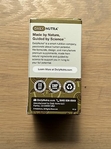 DailyNutra Mushroom Defense Formula - Immune Support Supplement | Organic