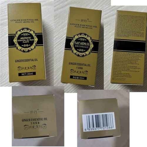 (2pc 60ml) Belly Drainage Ginger Oil, Slimming Tummy Ginger Oil, Ginger Oil Drainage Massage