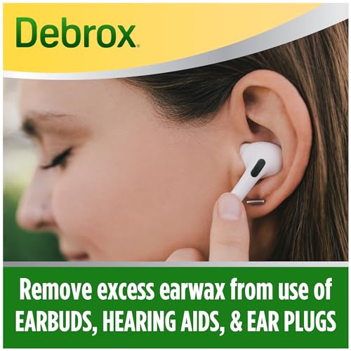 Debrox Ear Wax Removal Kit, Ear Cleaning Kit Includes Rubber Bulb Syringe