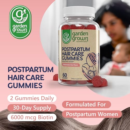 Womens Postpartum Hair Loss Gummies - Formuated for Postnatal Hair Care, Growth
