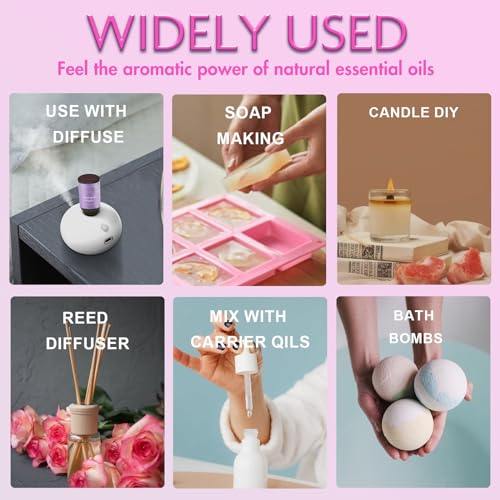 WECONA Essential Oils for Diffusers For Home - Dreamland Slumber Aromatherapy Oils Set