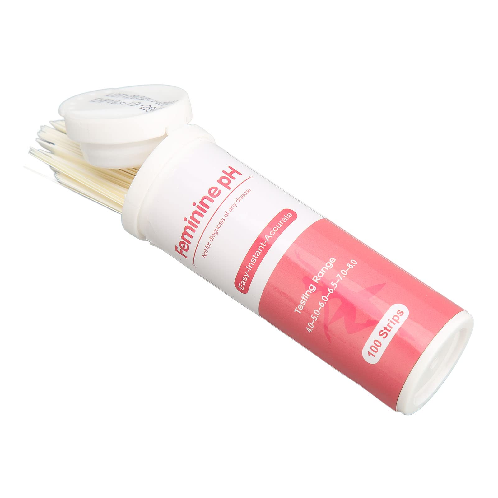 100pcs Disposable Vaginal Health PH Test Strips, pH Test Strips for Women Monitor Feminine