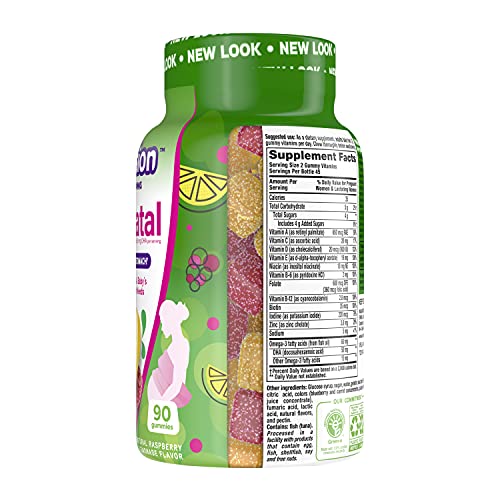 Vitafusion Prenatal, Gummy Vitamins IyVNst, 3Pack (90 Count)