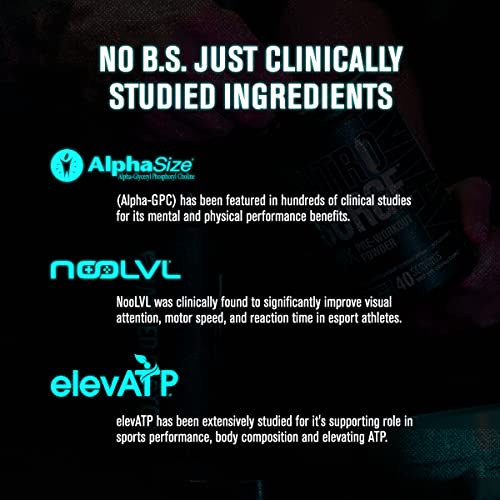 Jacked Factory Nitrosurge Max Nootropic Pre Workout Powder - Premium Pre Workout