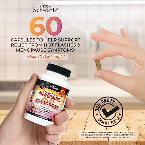 Herbal Menopause Relief for Women - Menopause Support for Mood & Hormone Balance