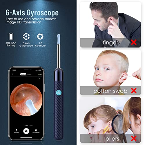Ear Wax Removal - Earwax Remover Tool with 8 Pcs Ear Set - Ear Cleaner