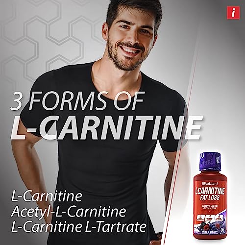 iSatori L-Carnitine Liquid Metabolic Enhancer and Energy Booster - Health and Fitness