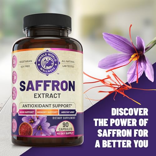 100% Pure Saffron Extract - Metabolism Booster & Natural Appetite Suppressant for Weight Loss