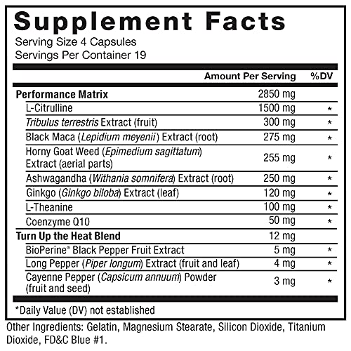 FORCE FACTOR Score!, 2-Pack, Nitric Oxide Supplement for Men, Nitric Oxide Booster with L-Citrulline and Tribulus terrestris to Improve Blood Flow and Enhance Performance, 152 Capsules
