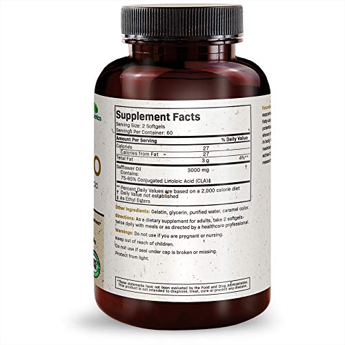 Futurebiotics CLA 3000 Extra High Potency - Non-Stimulating Conjugated Linoleic Acid