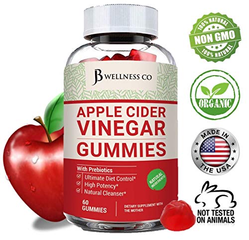 (2-Pack | 120 Gummies) Premium Apple Cider Vinegar Gummies - Raw, Natural, Unfiltered ACV