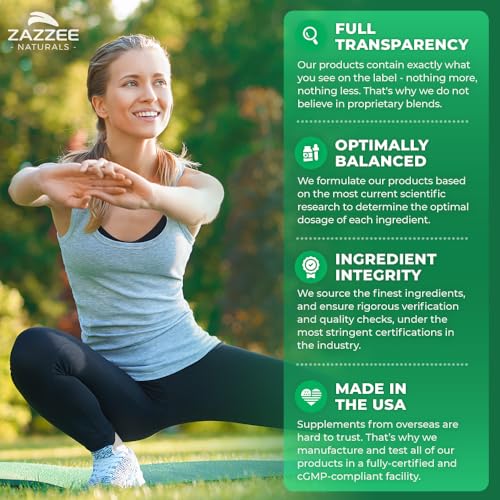 Zazzee Extra Strength Mullein 10:1 Extract, 3000 mg Strength, 120 Vegan Capsules