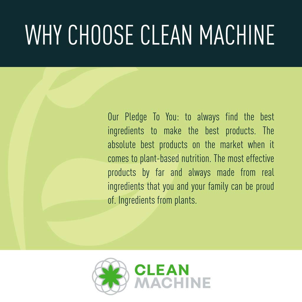 CLEAN MACHINE N10s - Plant Based Vegan Preworkout Powder - 3 Clinically Tested and Patented Ingredients to Increase Muscle Size, Strength, Energy and Mental Focus - 30 Servings - Cherry Bomb
