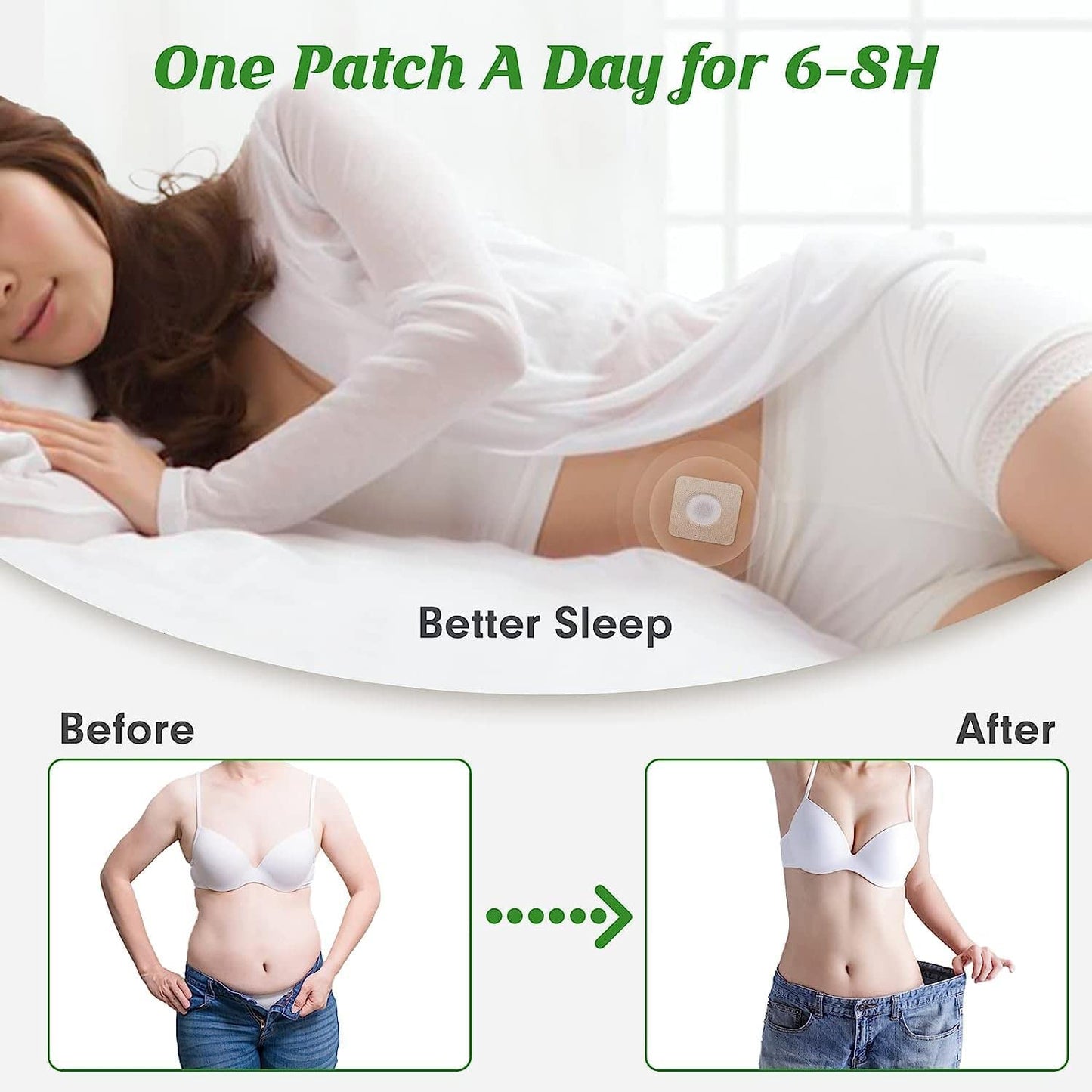 Hairline Mugwort Belly Button Patch, Natural Mugwort Essence Patch, Moxibustion Patch