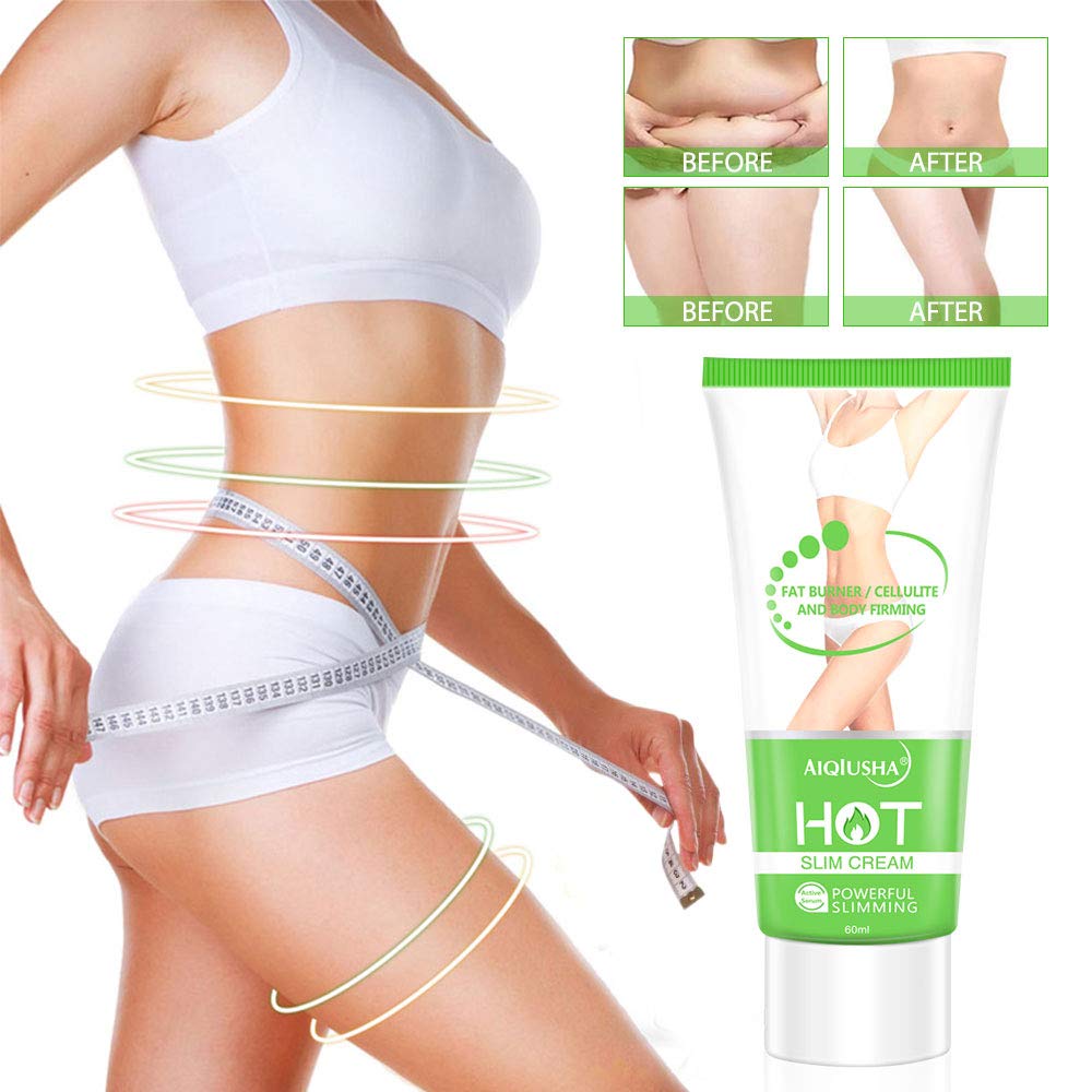 Hot Cream, Cellulite Slimming & Firming Cream, Abdominal Fat Burner, Deep Tissue Massag