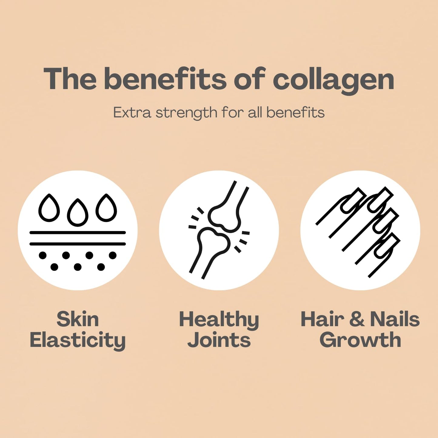 2800mg Marine Collagen Capsules – Highest Strength Type 1 Hydrolysed Collagen with Hyaluronic Acid and Vitamin C