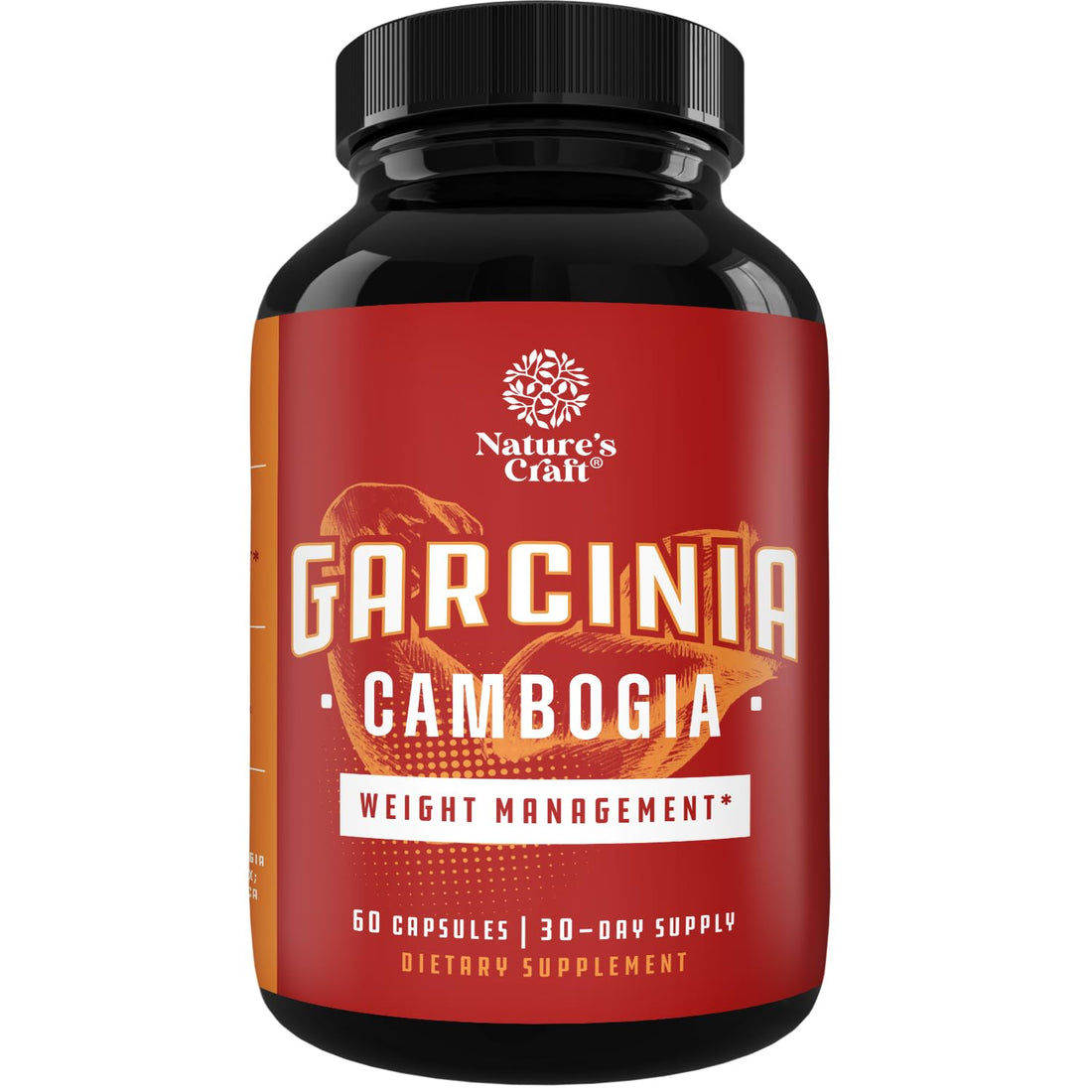 95% HCA Pure Garcinia Cambogia Extract - Blocks Carb Absorption - Suppresses Appetite