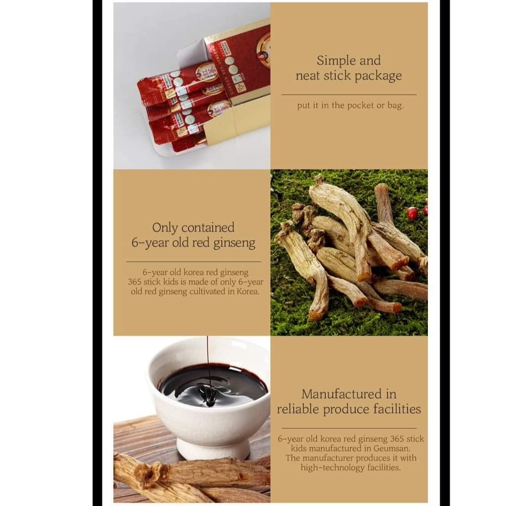 6 Years Red Ginseng 365 Stick