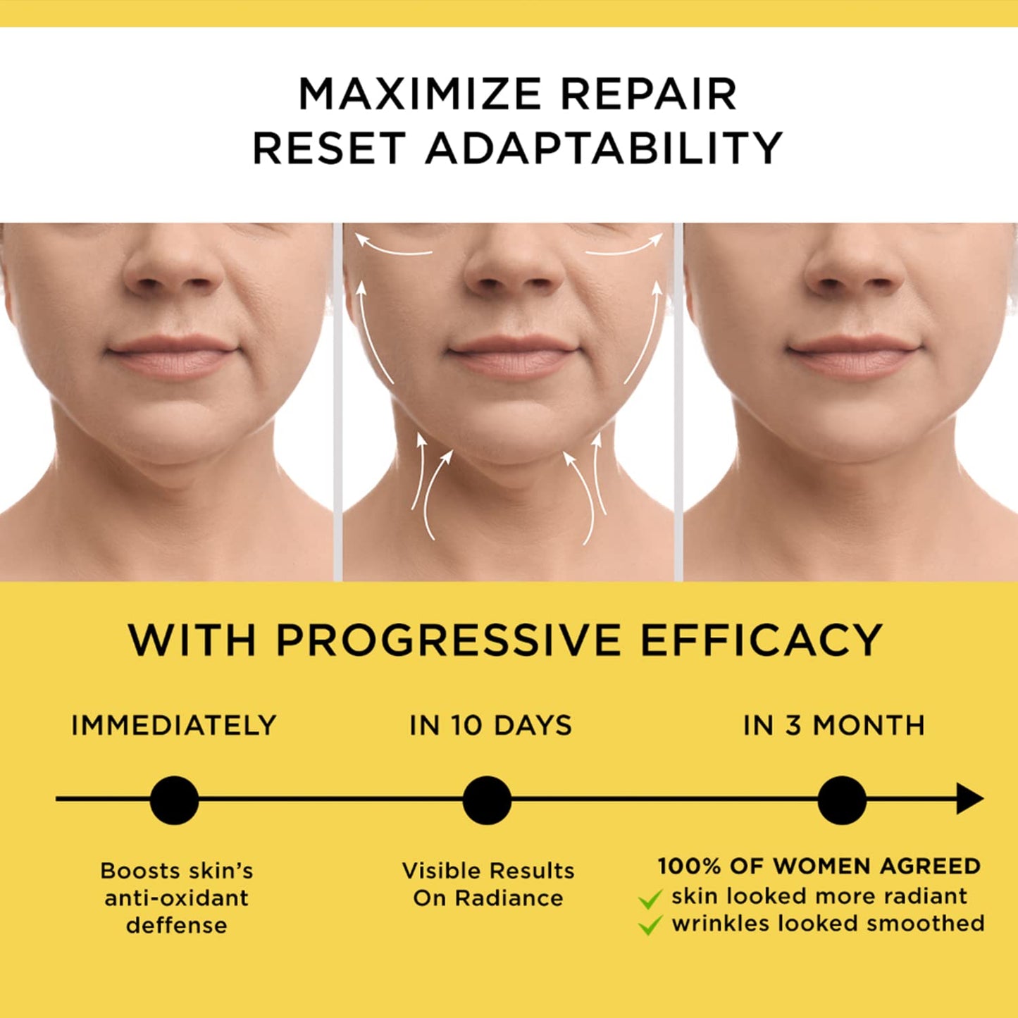 DERPHEA Neck Cream, Face Firming Cream, Face & Neck Cream, Advanced Skin Tightening