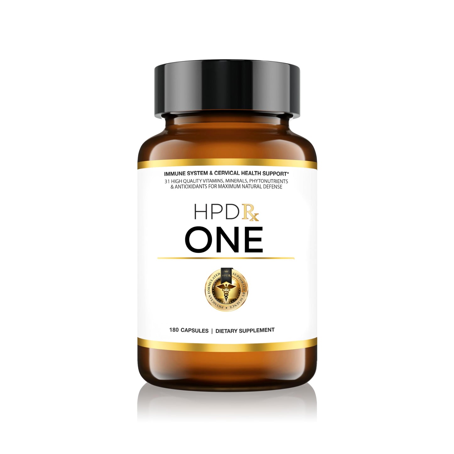 HPD Rx ONE Immunity Boost Multivitamin | HPV Supplements for Women and Men, 2 Pack