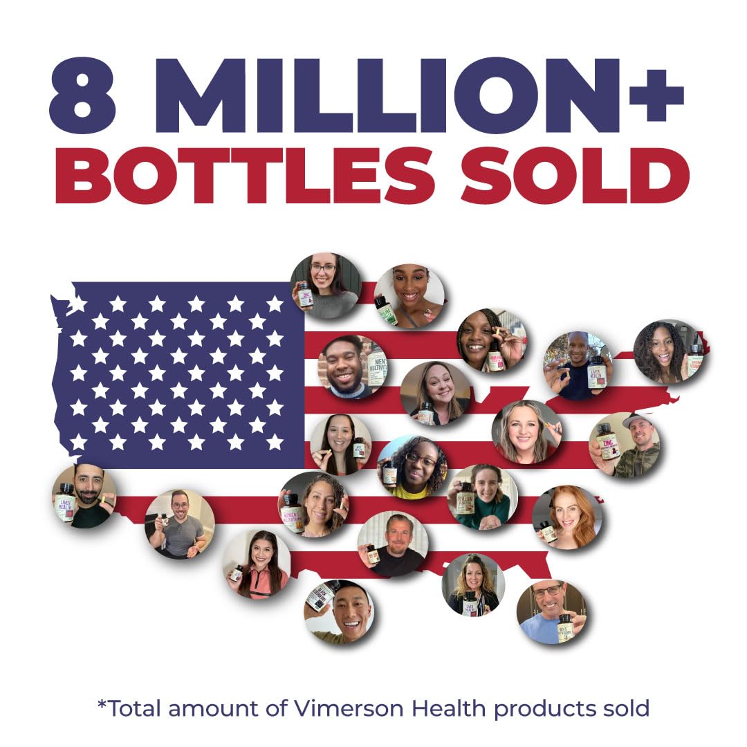 Vimerson Health Berberine Supplement with 3rd Party Tested Berberine 1200mg Per Serving