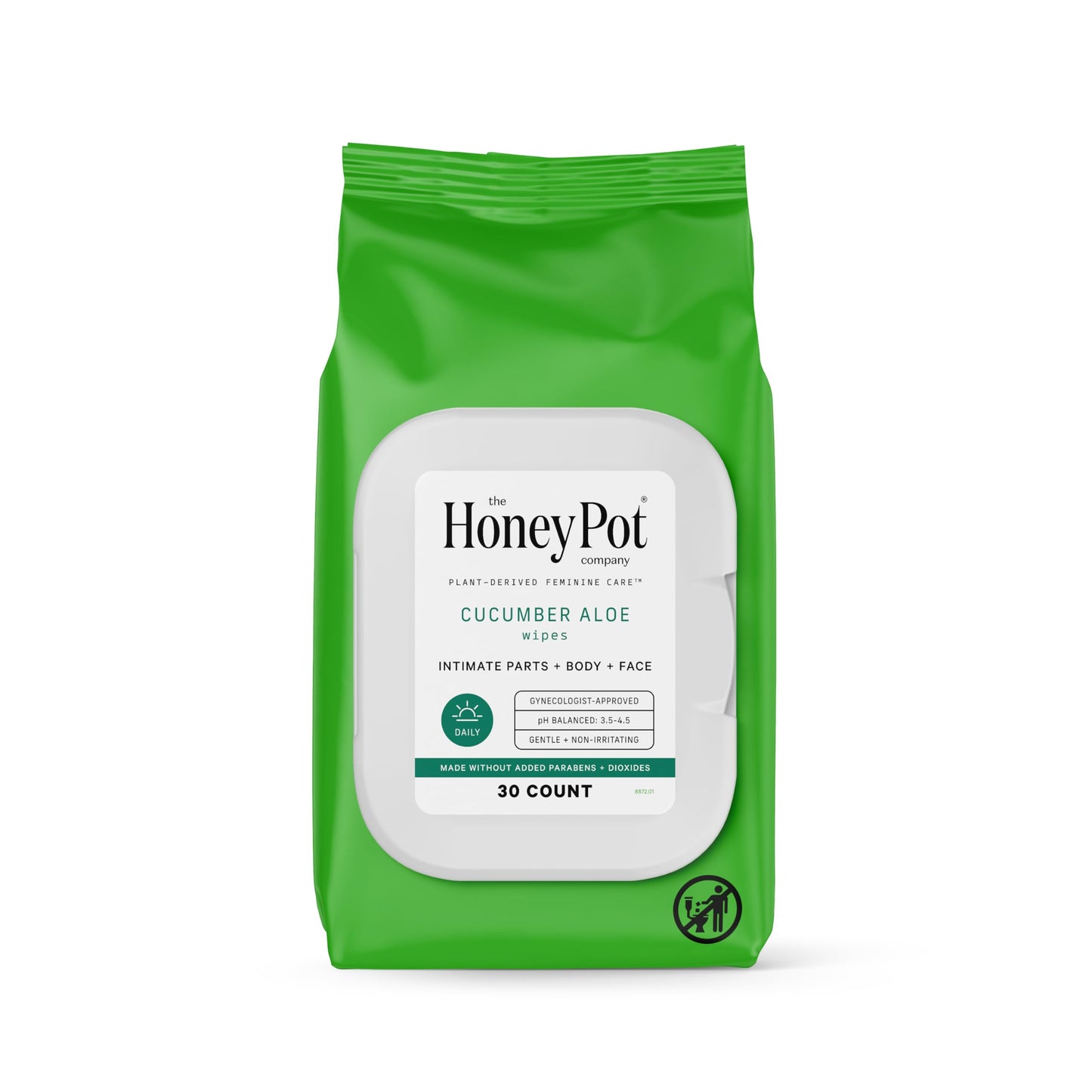 The Honey Pot Company - Feminine Wipes - Daily PH Balancing and Sulfate Free Feminine Products