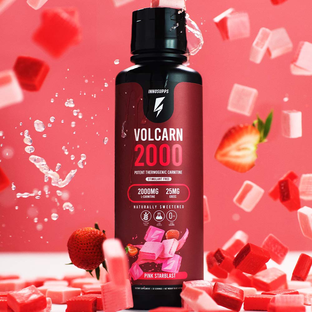 InnoSupps Volcarn 2000 - Advanced Fat Burning Liquid | L-Carnitine,GBEEC, Boost Energy