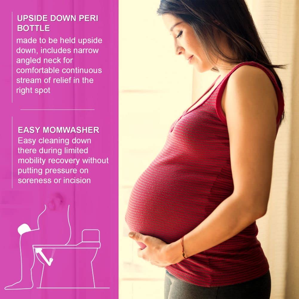 2-in-1 Douche Bottle for Women Vaginal Cleansing System + Portable Bidet Travel Bidet Bottle AQUAMASTER