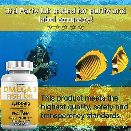 Burpless Fish Oil Pills. Triple Strength Omega 3 Fish Oil Burpless. EPA DHA Omega 3 Supplement