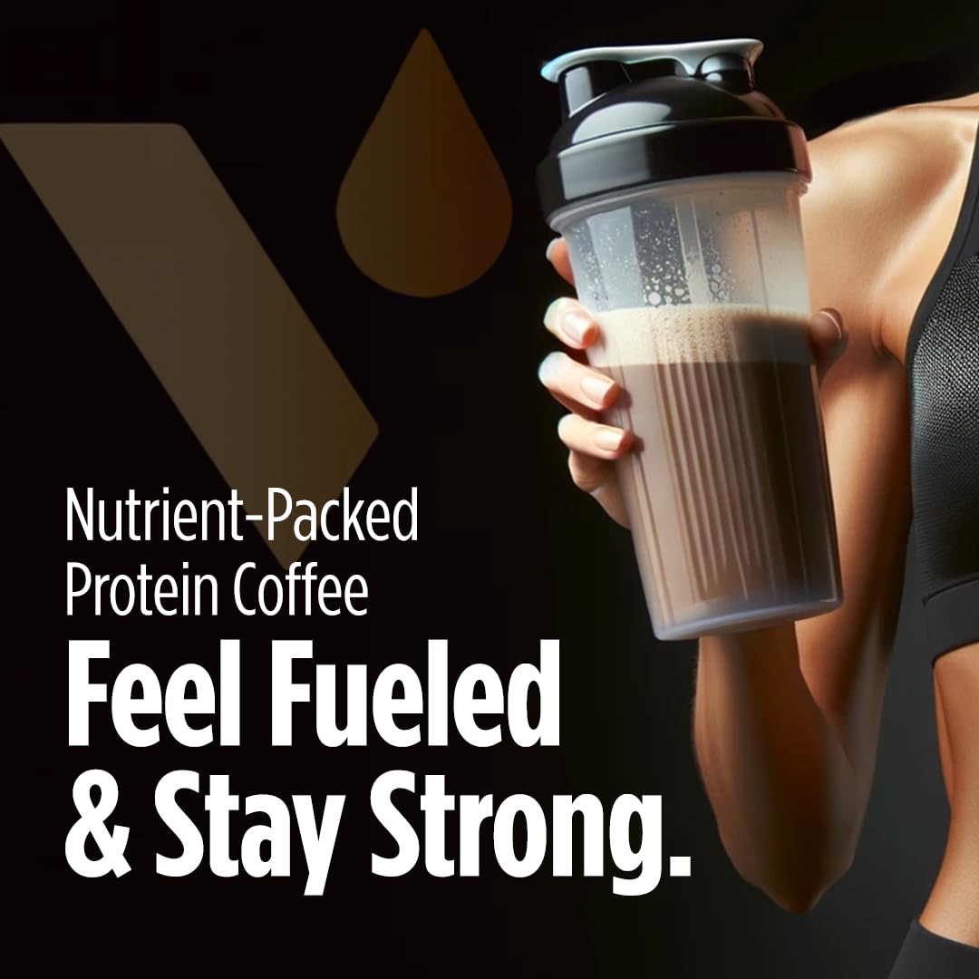 VitaCup Slim Protein Coffee for Diet Support, Instant Coffee w/Whey Protein Powder