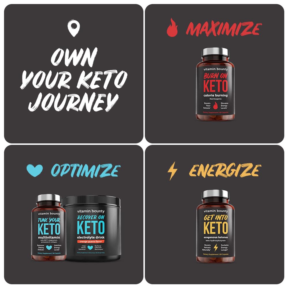 Vitamin Bounty Keto Multivitamin - Keto Vitamins, Keto Multivitamin Women and Men