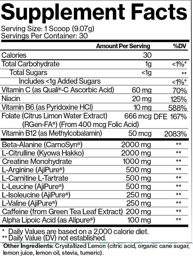 Do Vitamins PurePump - All-Natural Clean Preworkout Powder, Boost Energy, Focus
