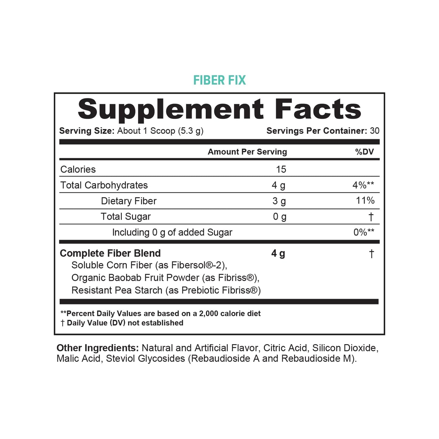 Vitauthority Prebiotic Fiber Powder Supplement - Healthy Gut Cleanse Detox for Women