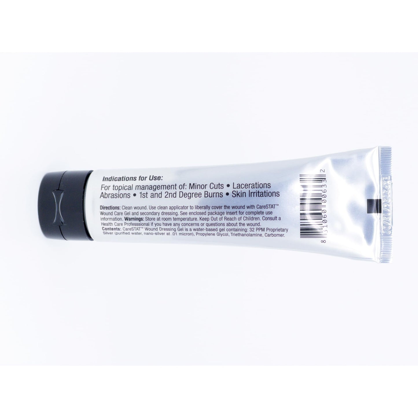 CareSTAT First Aid Kit Gel | 32 PPM Silver Healing Wound Dressing Solution | SilverSol Ag₄