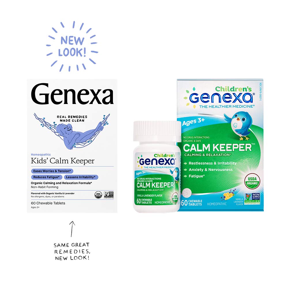 Genexa Kid's Calm Keeper Stress Relief for Kids | Relaxation Aid for Children - Certified