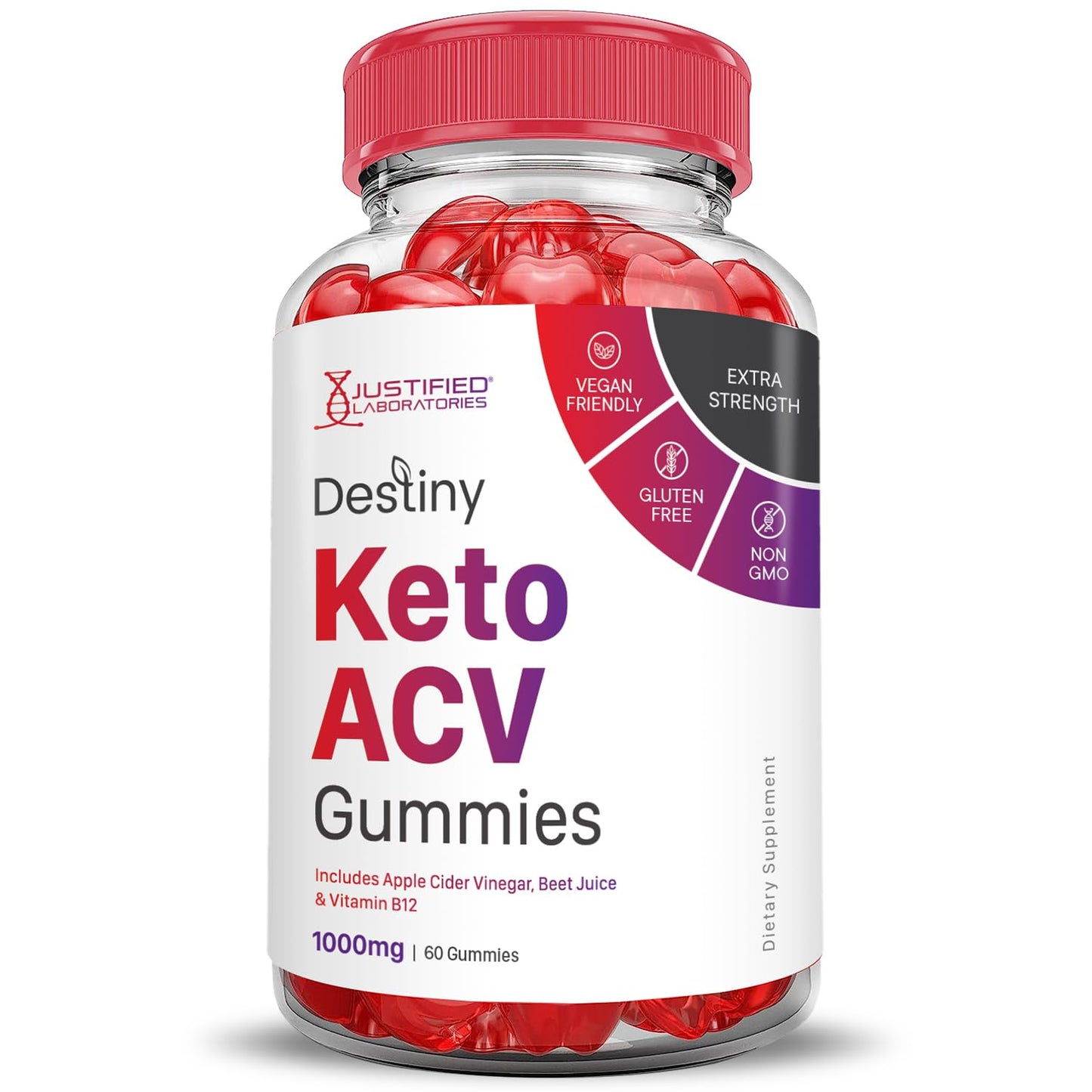 (5 Pack) Destiny Keto ACV Gummies Advanced Formula 1000MG Destiny Keto Gummies