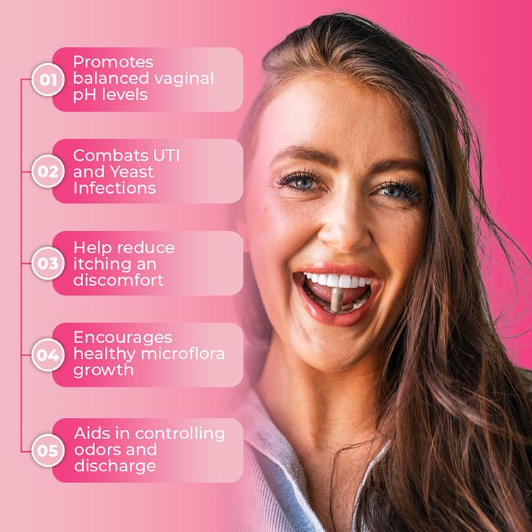 365 HER Biolicious Natural Vaginal Care Supplement (60 Capsules) | Neutralizes Odor and Reduces Discharge