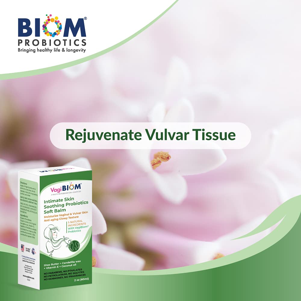 Intimate Skin Soothing Probiotics Soft Balm SheaButter with VagiBiom Lactobacillus crispatus
