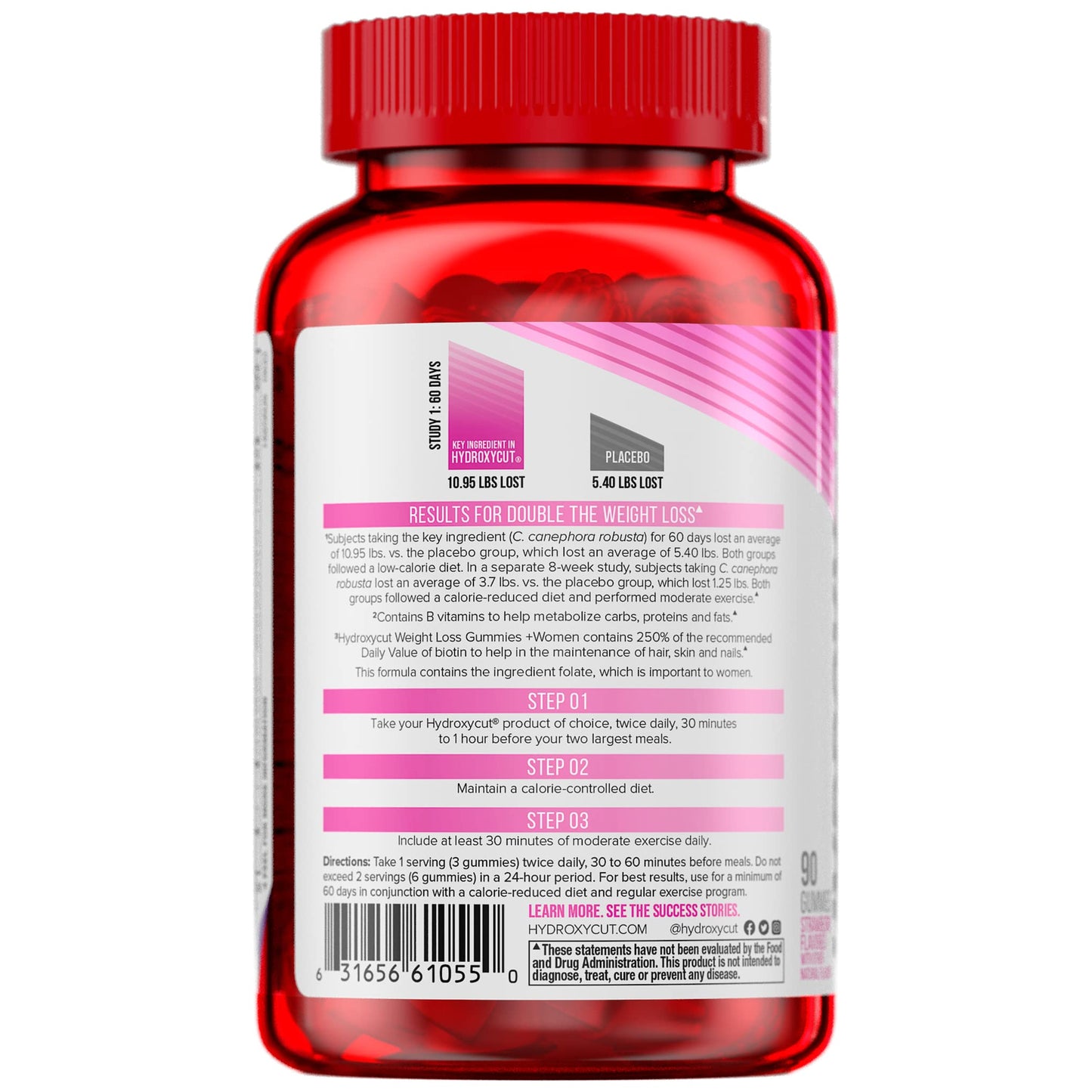 Hydroxycut Gummies + Women Strawberry 90ct