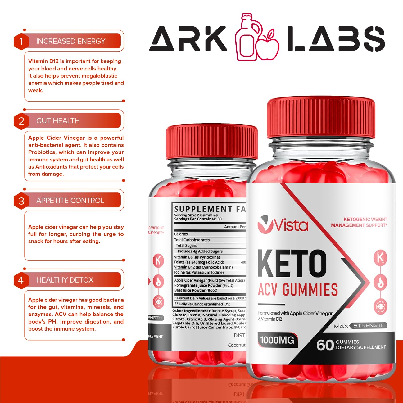 Vista Keto ACV Gummies, Vista Keto ACV Gummies Advanced Weight Loss 1000MG