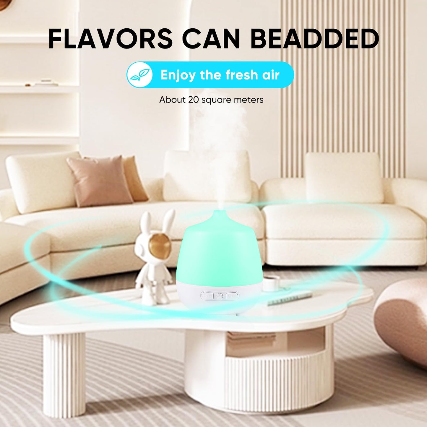 HAPPTWS 220Ml Essential Oil Diffuser - Diffusers for Essential Oils Aromatherapy Diffuser