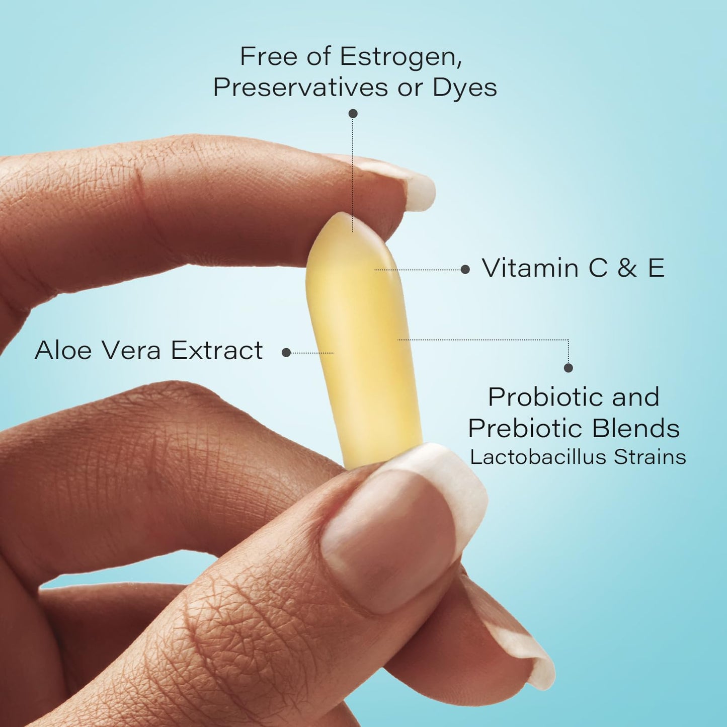 vetrue Vaginal Probiotic Suppository, Feminine Health for Comfort, pH Balance, Odor Control