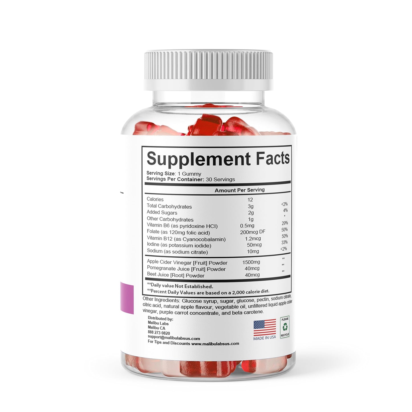 XtremeFit Keto ACV Gummies Weight Loss - 1500mg Once a Day, Strong Time Released