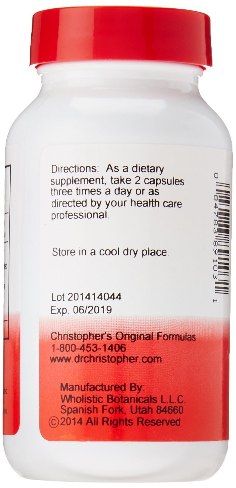 Dr. Christopher's Original Formulas Liver and Gall Bladder Formula Capsules, 100 Count